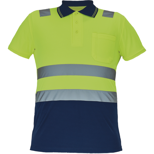 CADIZ HV polokošeľa žltá/navy