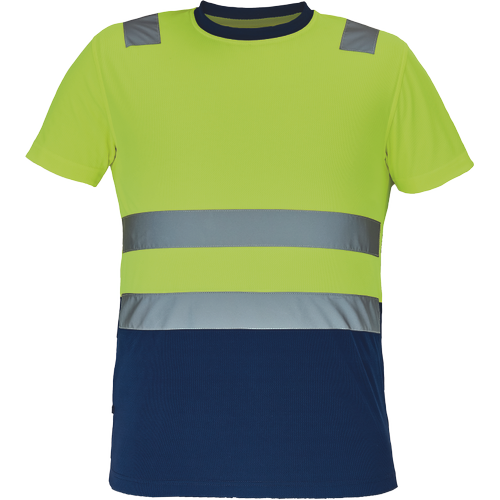 MONZON HV tričko žlté/navy