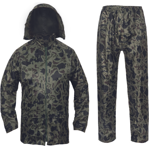 CARINA oblek s kapucňou camouflage