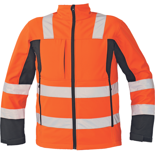 MALTON softshellová bunda HV oranžová