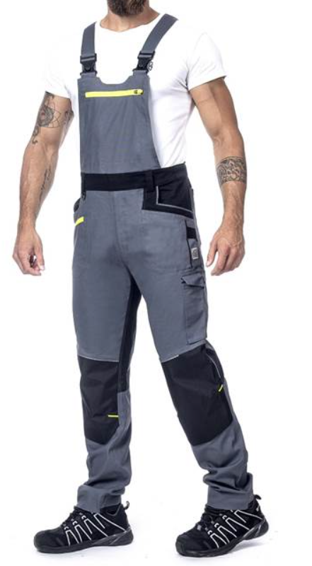 Nohavice na traky ARDON 4Xstretch sivé