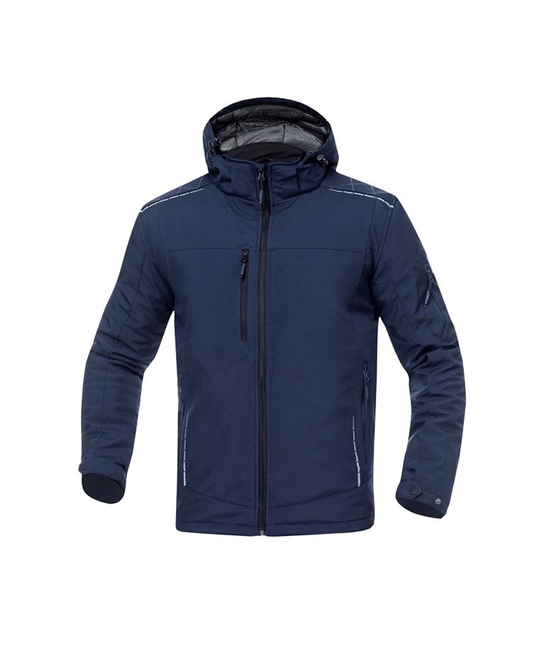 Bunda softshell VISION ZIMNÁ tmavo modrá
