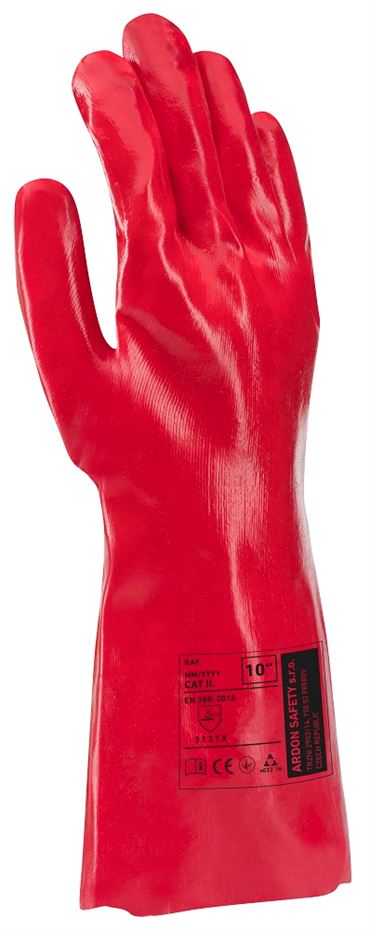 Rukavice RAY dĺžka 35cm veľ. 10
