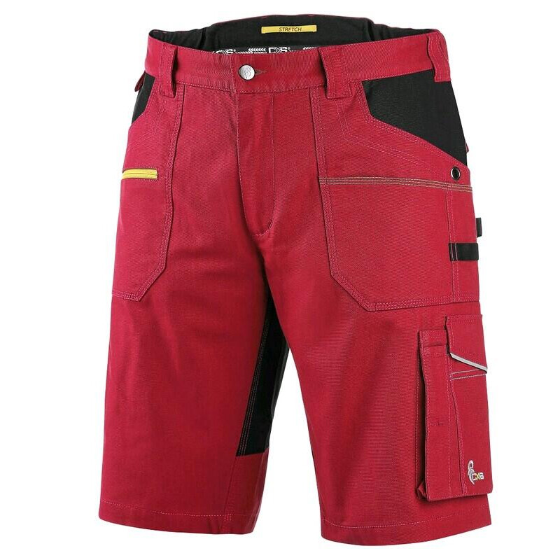 Kraťasy CXS STRETCH červeno-čier