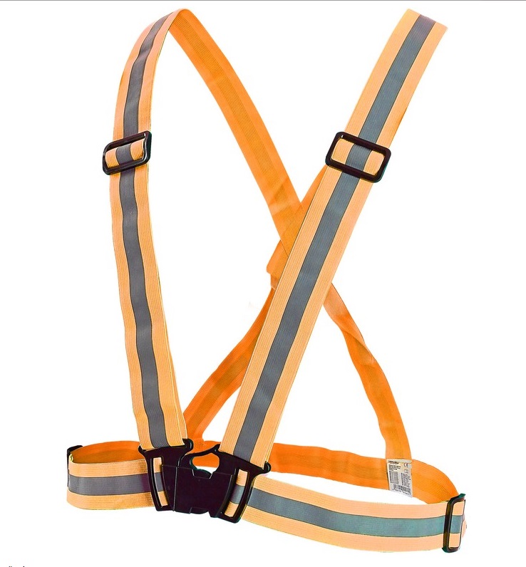 Reflexný elastický kríž CROSS oranžový