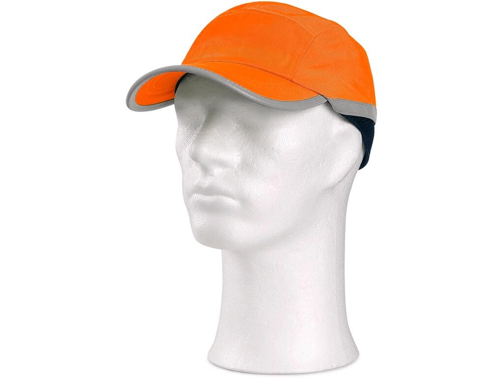 bezpečnostná čiapka CRAN SM923 fluorescenčná oranžová