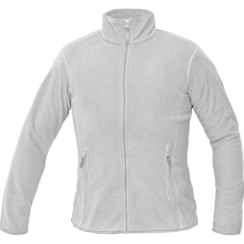 GOMTI bunda fleece dámska biela
