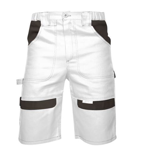 Kraťasy COOL TREND bielo-sivé
