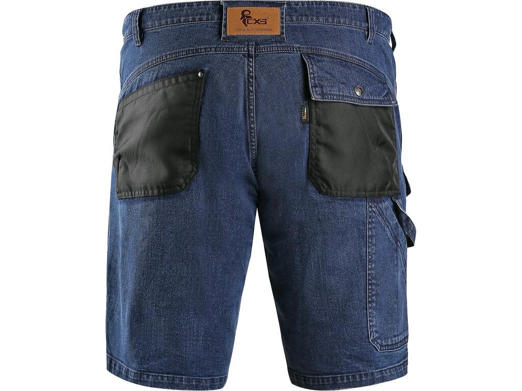 Pánske riflové kraťasy JEANS MURET modré