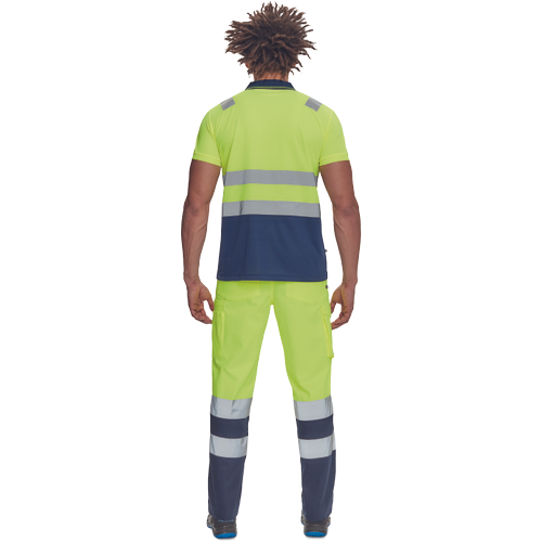 CADIZ HV polokošeľa žltá/navy