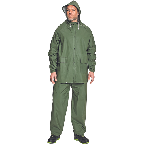 HYDRA oblek do dažďa PVC zelená