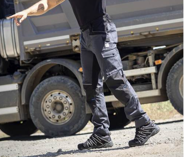 Nohavice do pása ARDON 4Xstretch tmavo sivé
