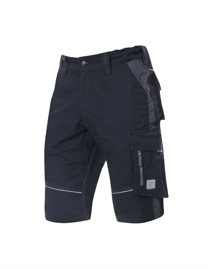 Šortky URBAN+ čierno-sivé
