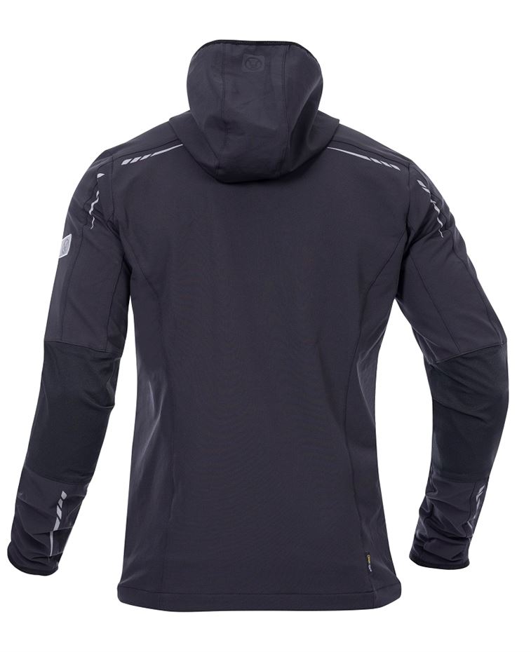 Softshellová bunda Breeffidry STRETCH tmavo sivá