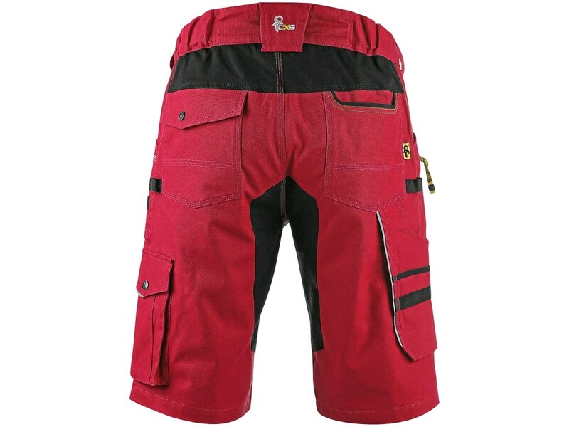 Kraťasy CXS STRETCH červeno-čier