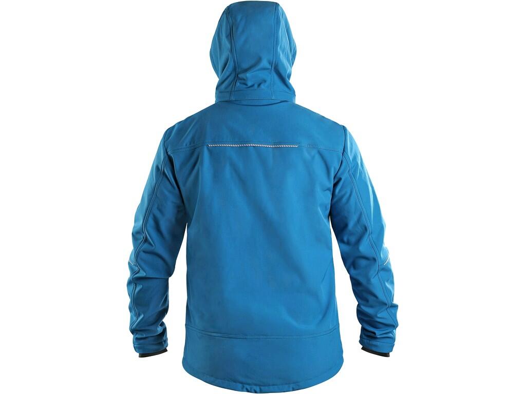 Softshellová bunda CXS STRETCH stredne modra