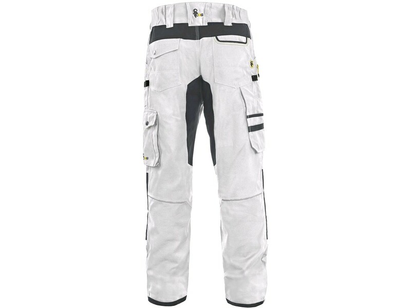 Nohavice CXS STRETCH bielo-sivé