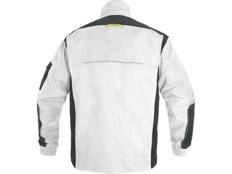 Blúza CXS STRETCH bielo-sivá