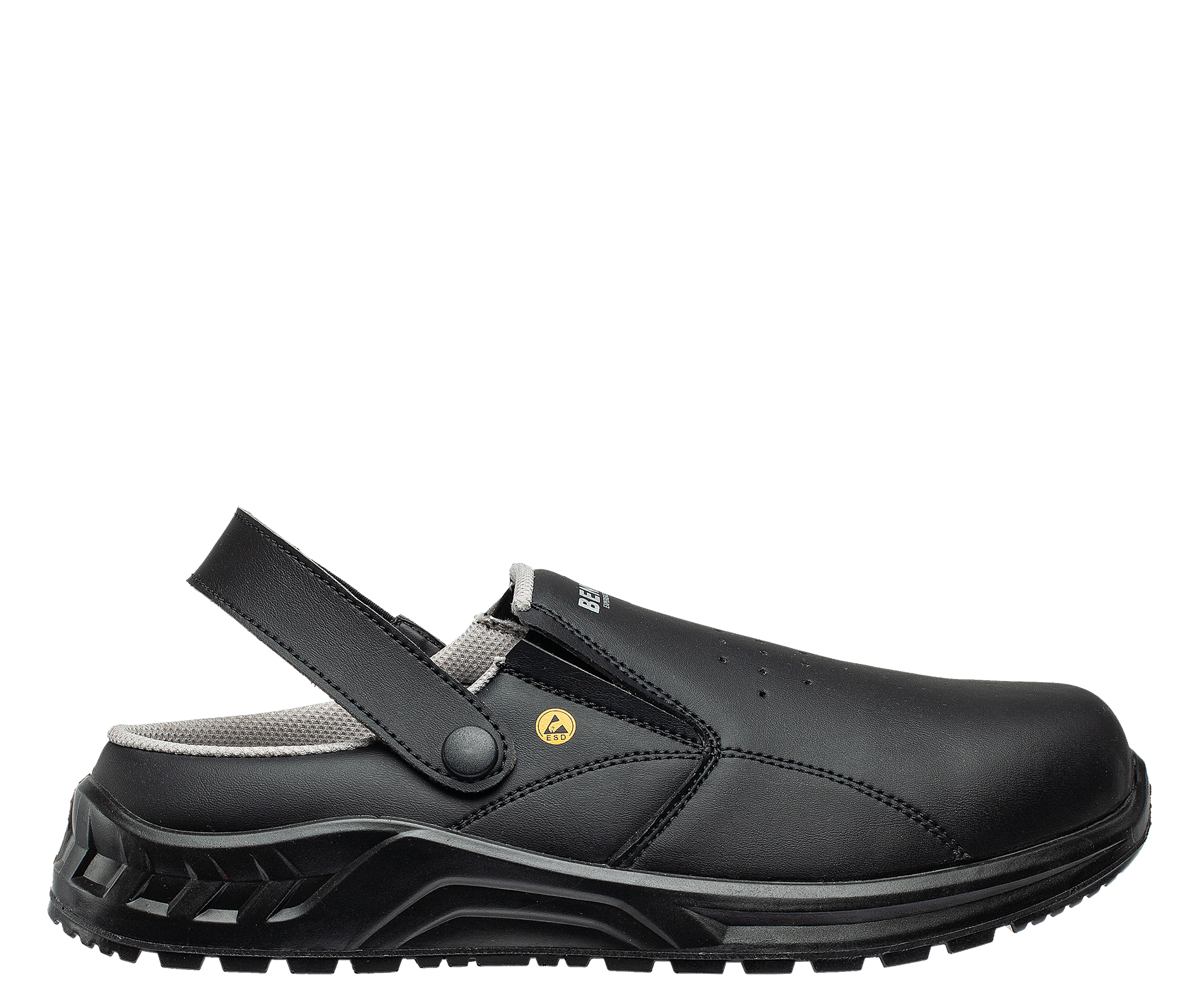 BLACK OB ESD SLIPPER