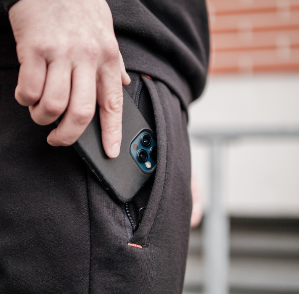 Tepláky ANESI TROUSERS BLACK