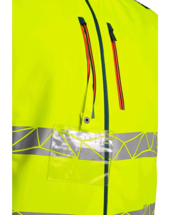 Bunda BEDFORD softshell reflex žltá