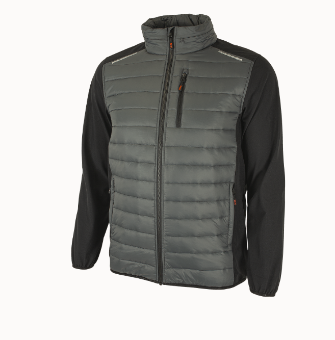 Bunda IRIS JACKET sivo/čier