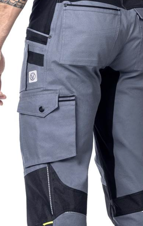Nohavice do pása ARDON 4Xstretch sivé