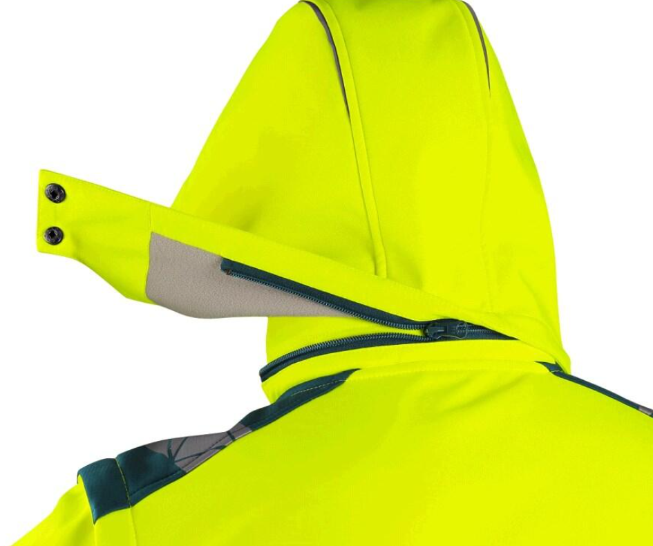 Bunda BEDFORD softshell reflex žltá